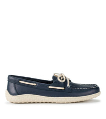Beverlie Boat Shoe Navy Leather - Women
