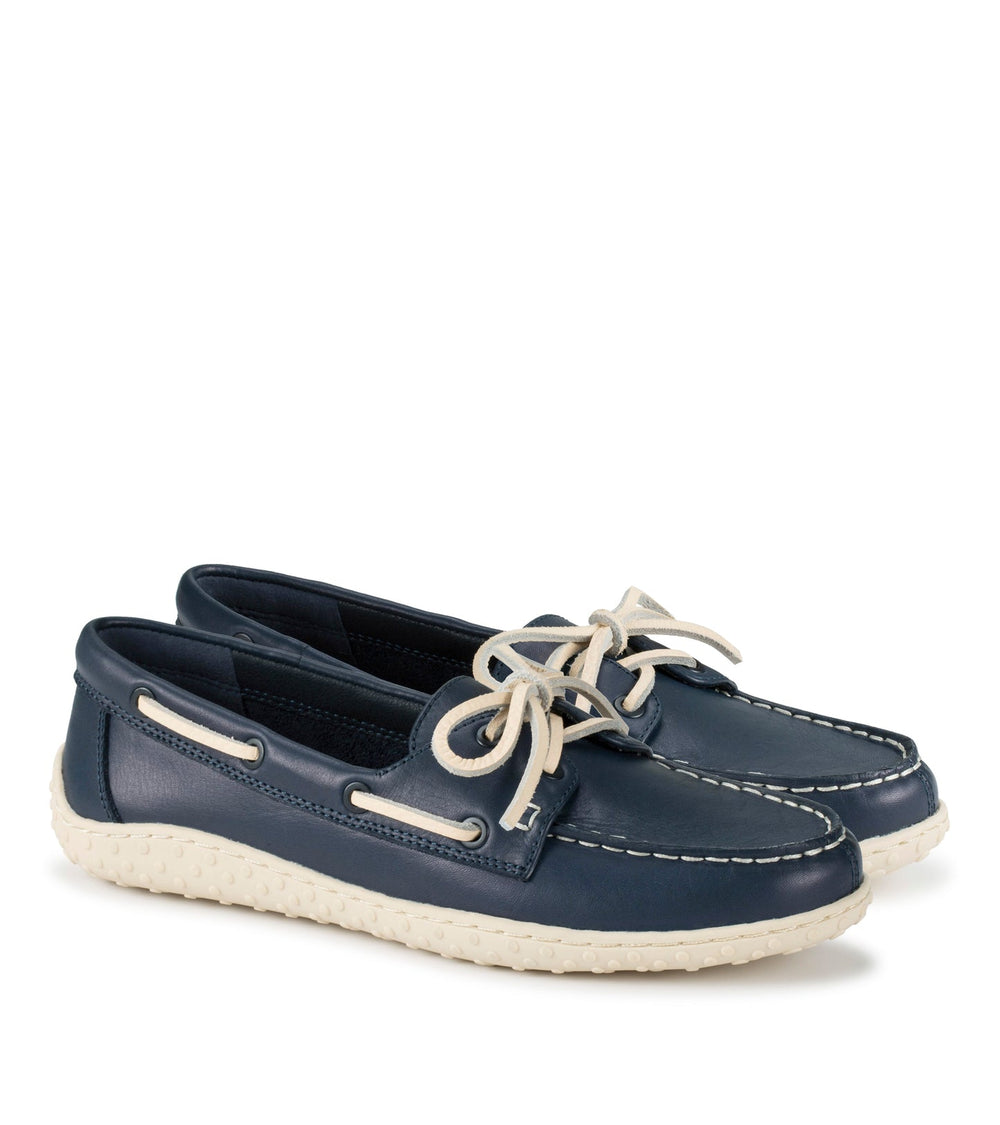 Beverlie Boat Shoe Navy Leather - Women