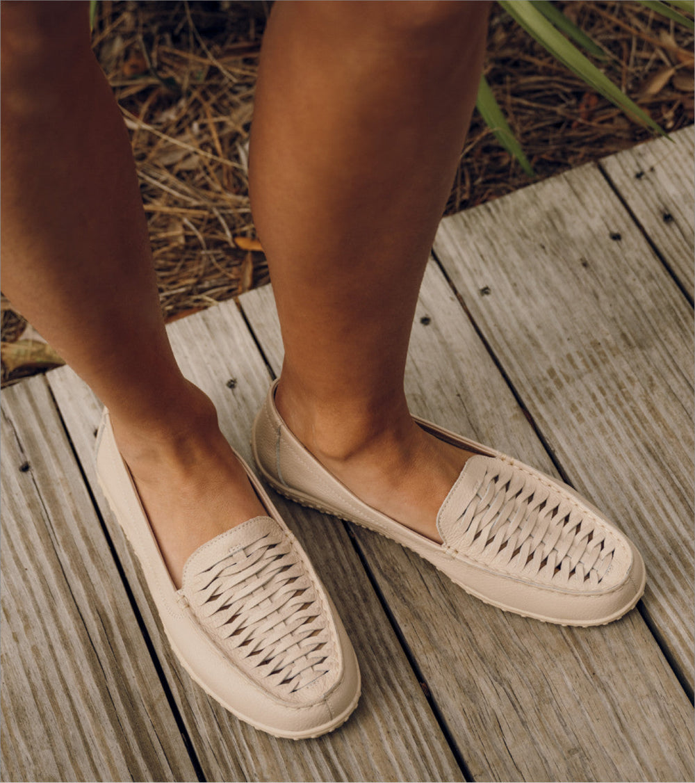 Bridget Boat Shoe Light Blush Leather - Women
