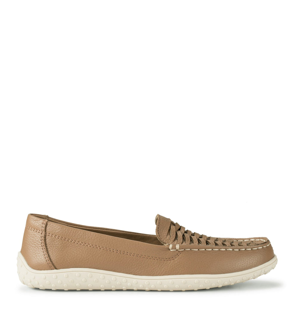 Bridget Boat Shoe Tan Leather - Women