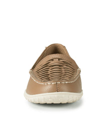 Bridget Boat Shoe Tan Leather - Women