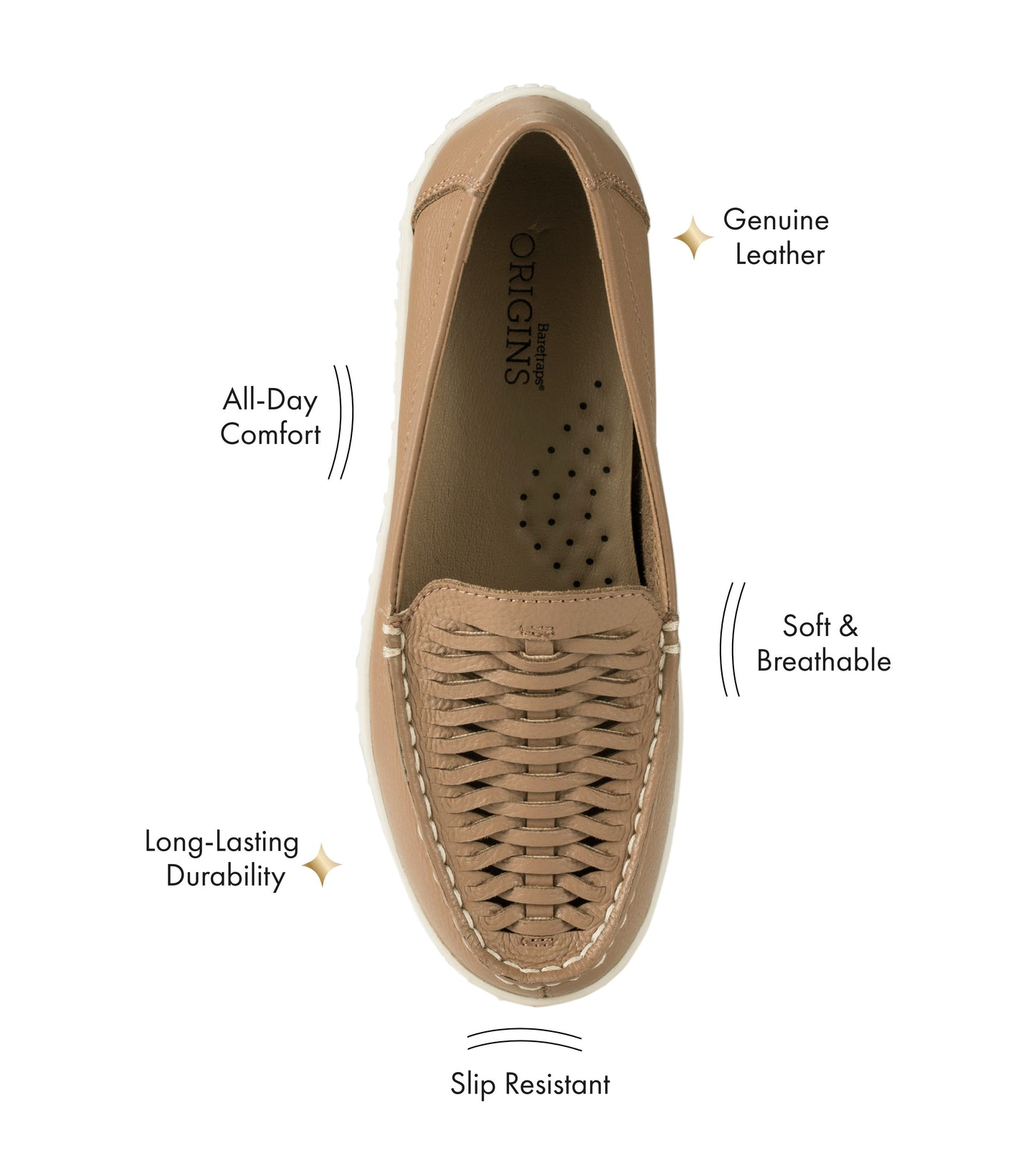 Bridget Boat Shoe Tan Leather - Women