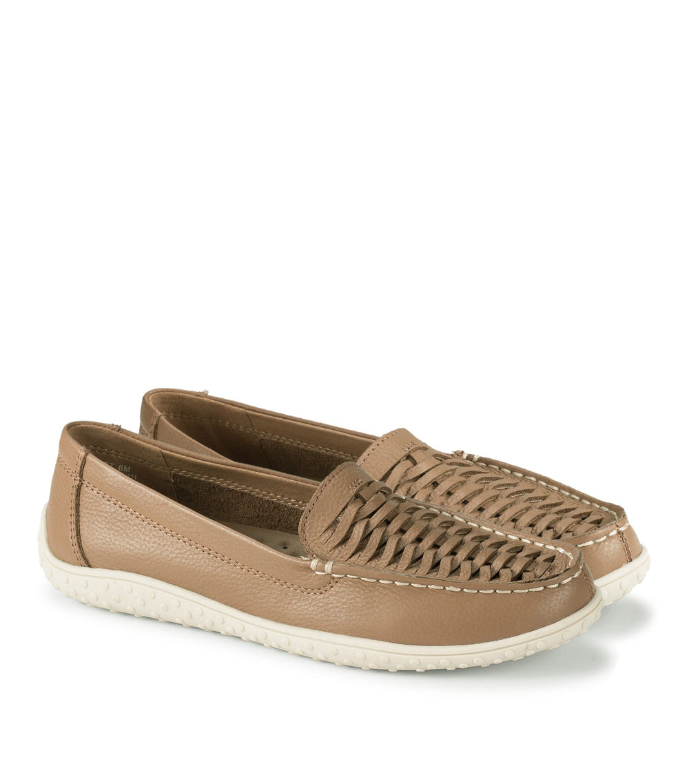 Bridget Boat Shoe Tan Leather - Women