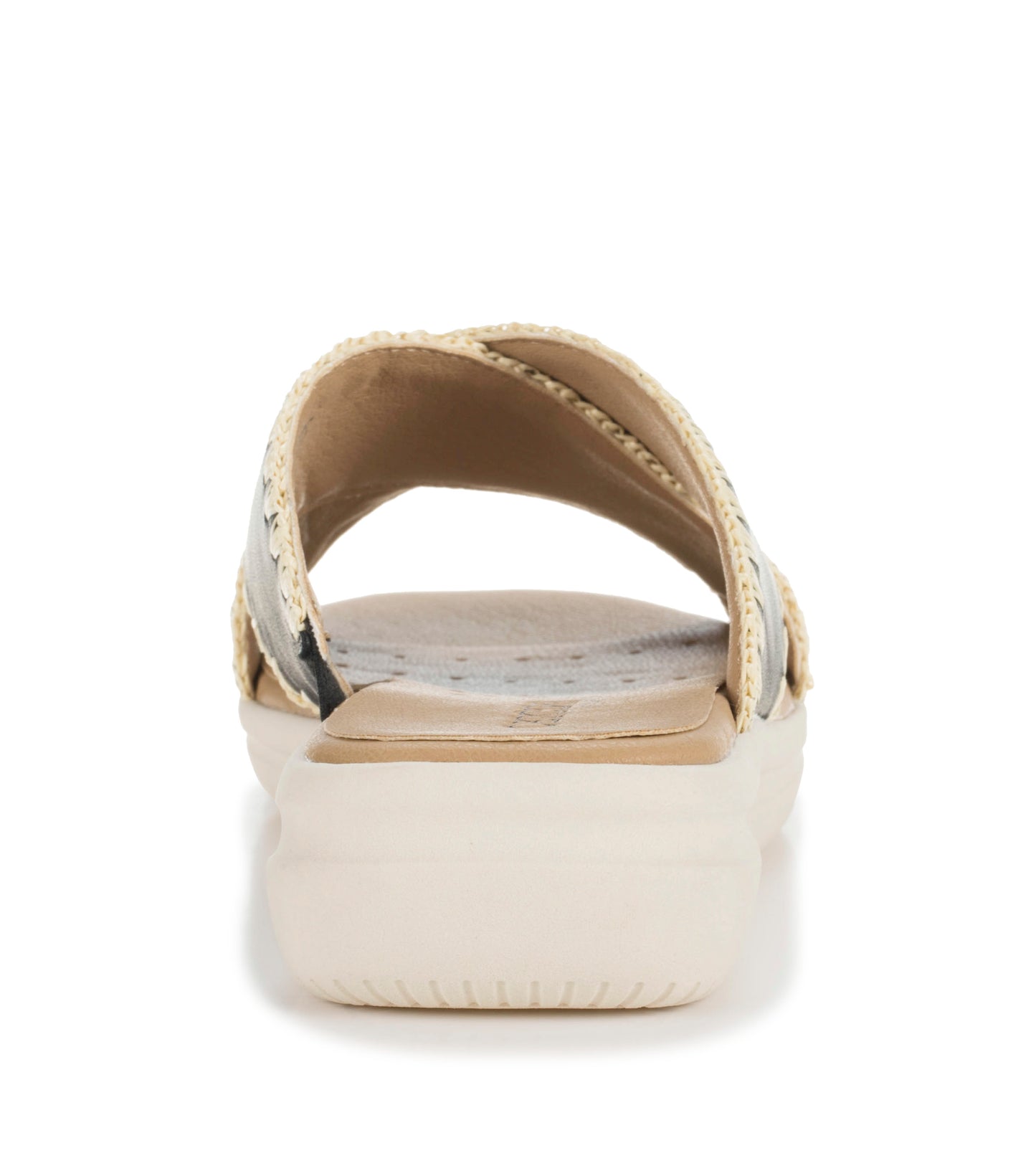 Dolinda Slide Sandal Black Leather - Women