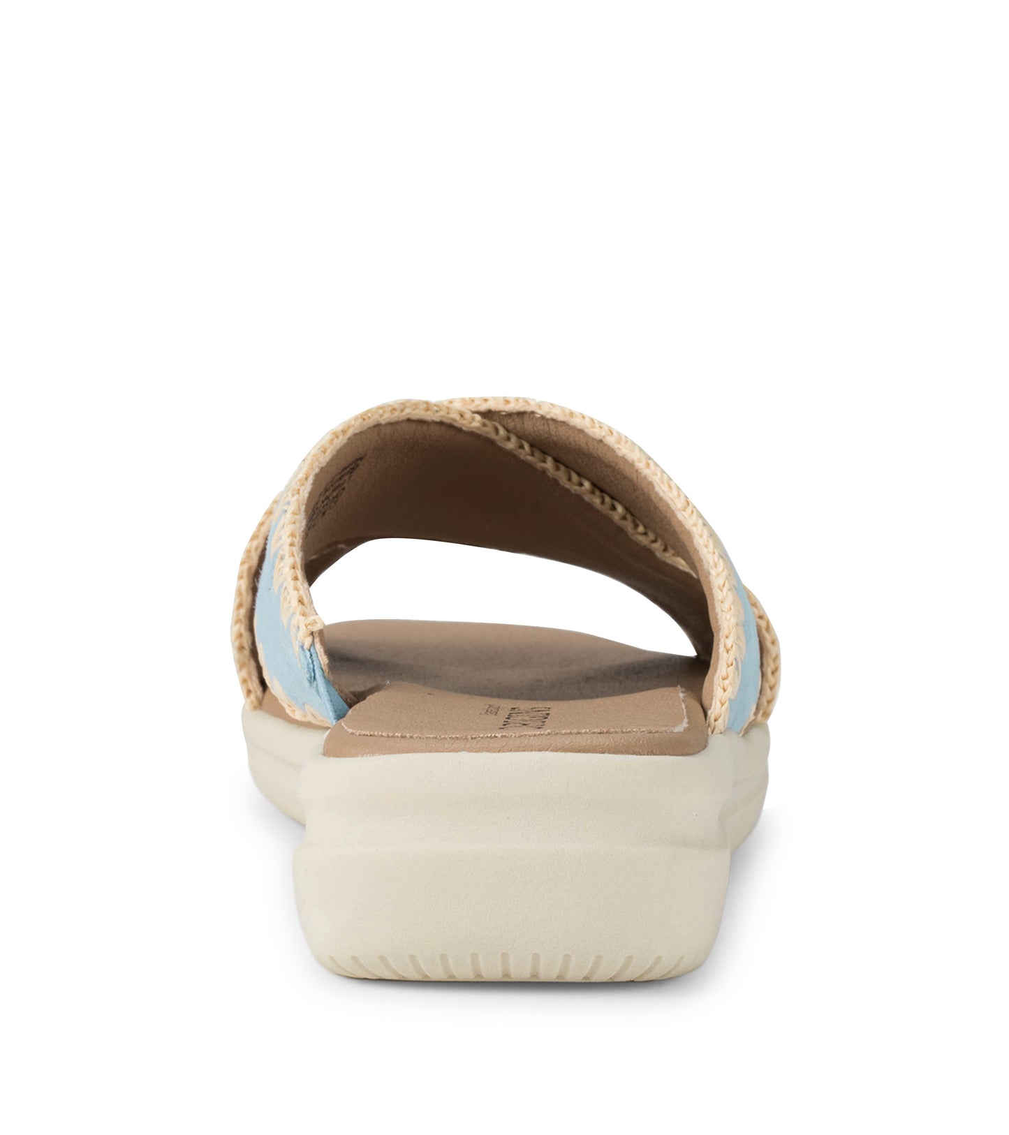 Dolinda Slide Sandal Sea Glass Blue Suede - Women