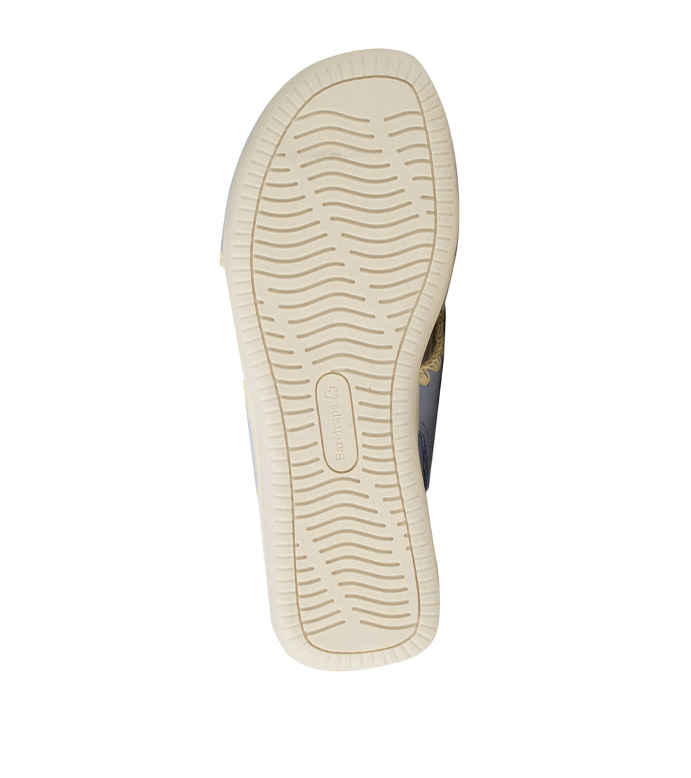 Dolinda Slide Sandal Sea Glass Blue Suede - Women