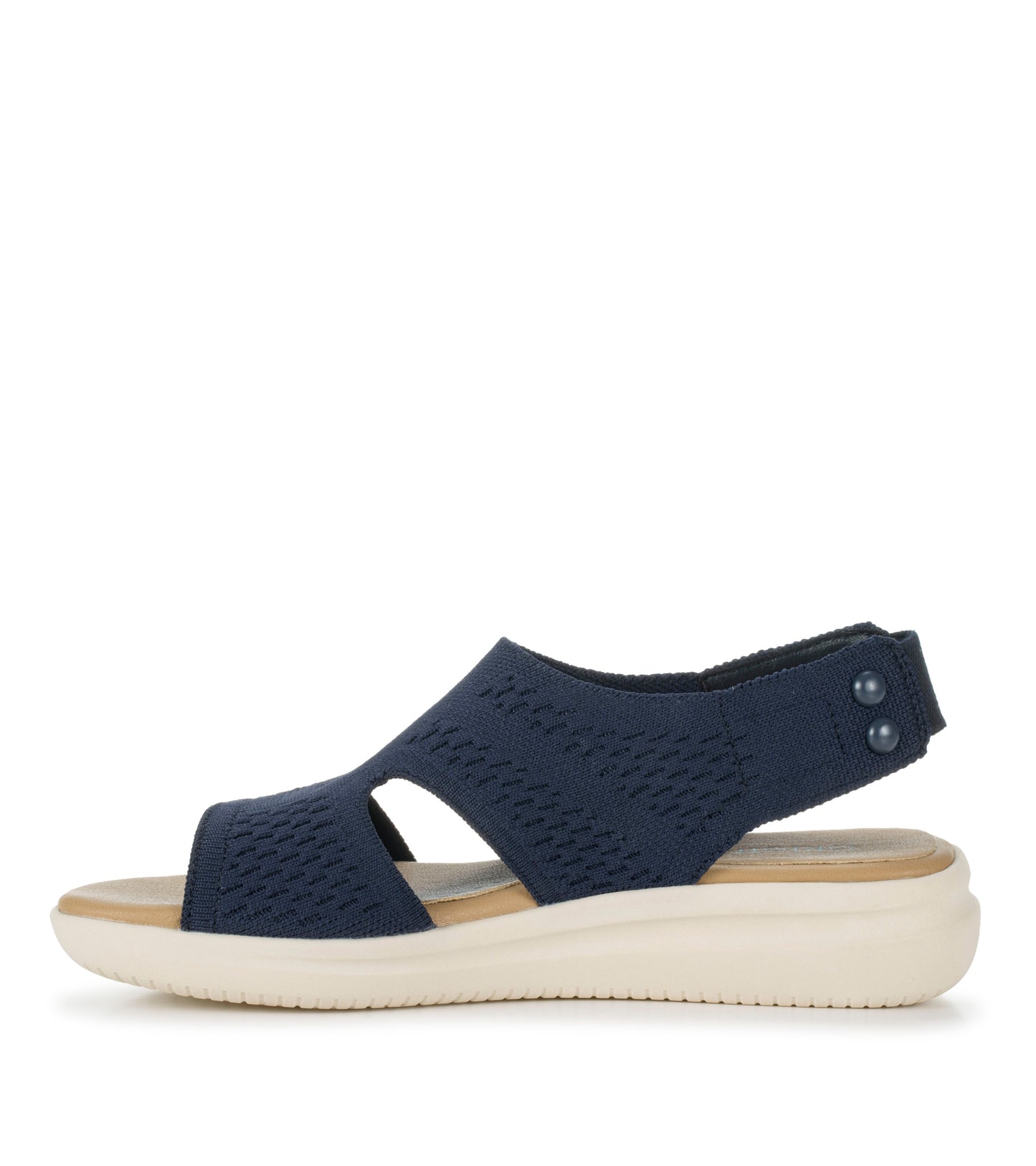 Duffy Slip On Sandal Navy Blue - Women