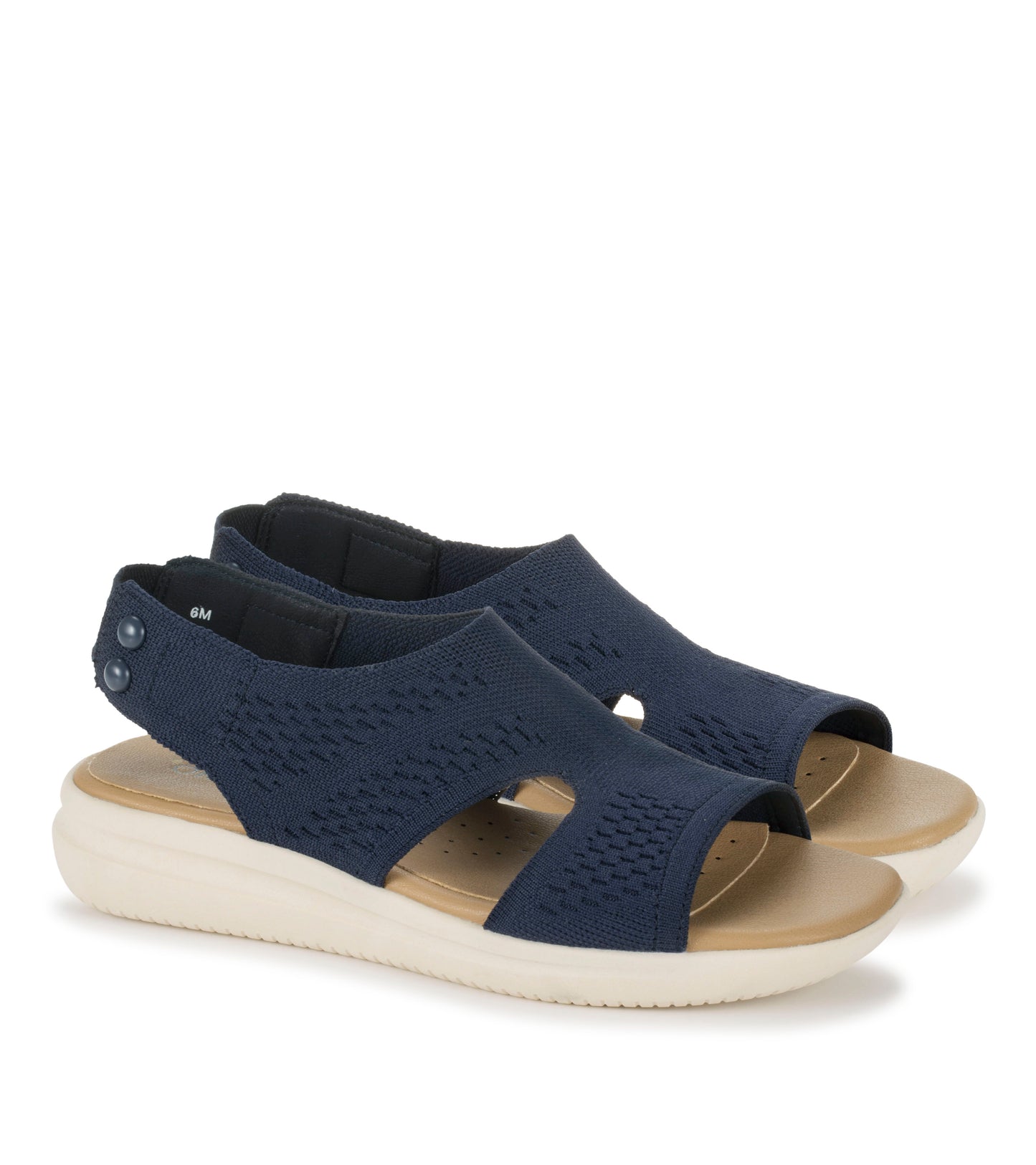 Duffy Slip On Sandal Navy Blue - Women