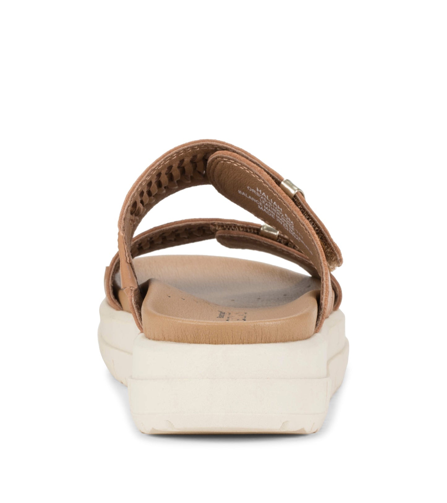 Haliah Slide Sandal Tan Leather - Women