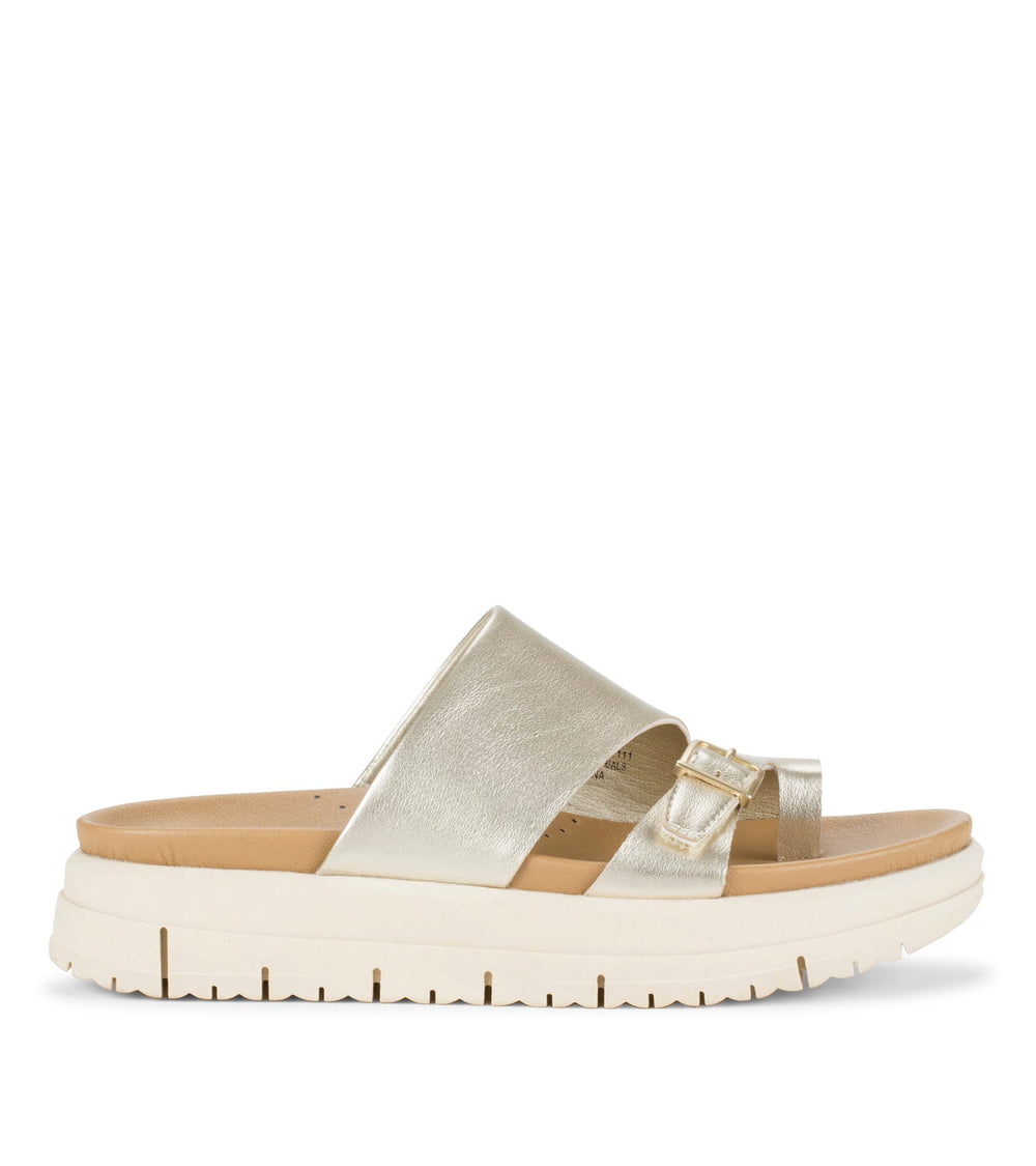 Henrika Slide Sandal Champagne - Women