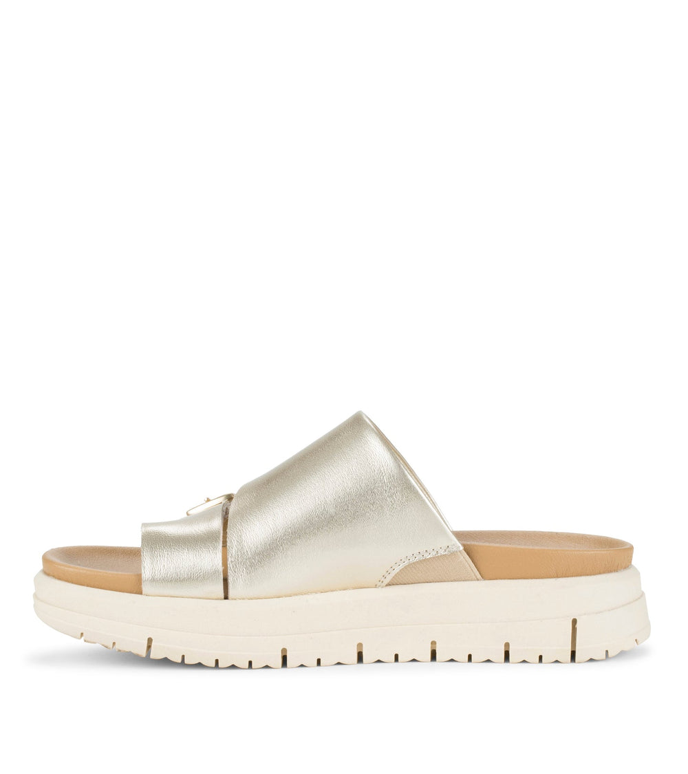 Henrika Slide Sandal Champagne - Women