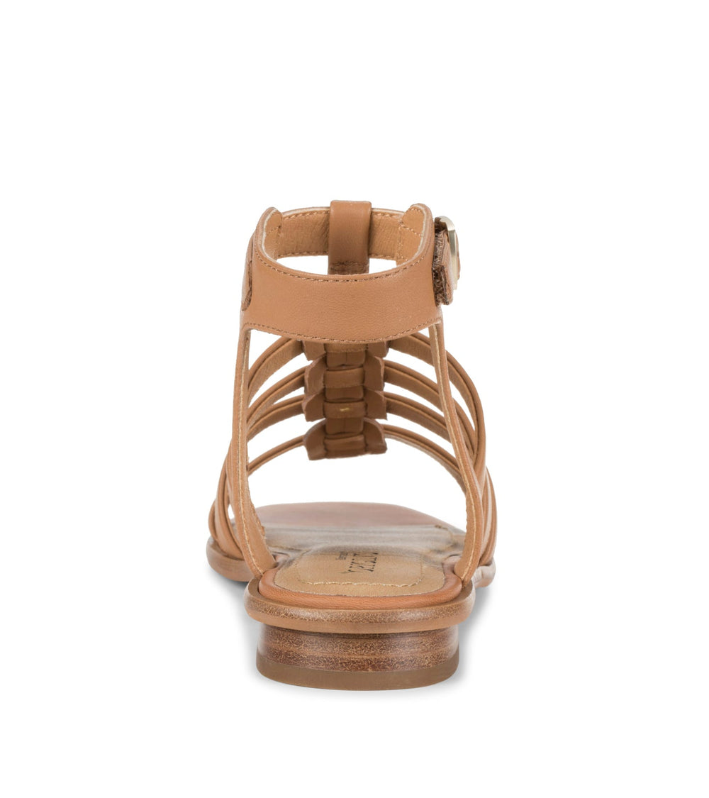Nathalia Gladiator Sandal Tan Leather - Women