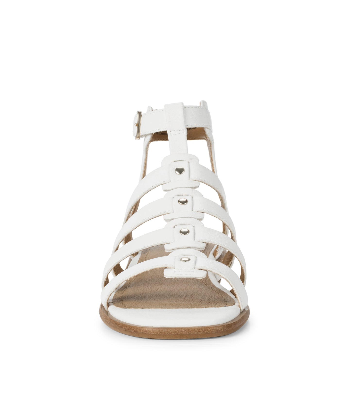 Nathalia Gladiator Sandal White Leather - Women