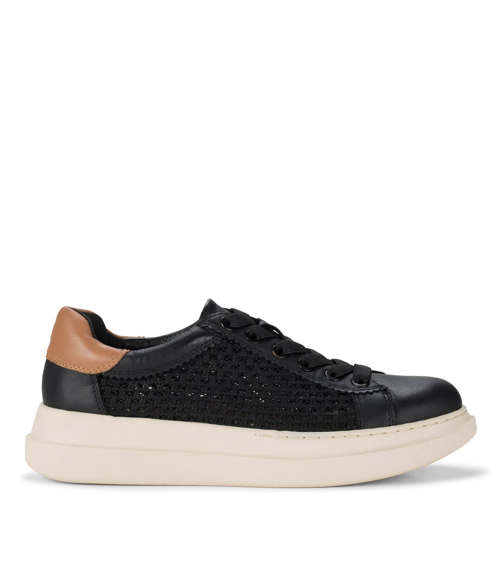 Tiara Sneaker Black Leather - Women