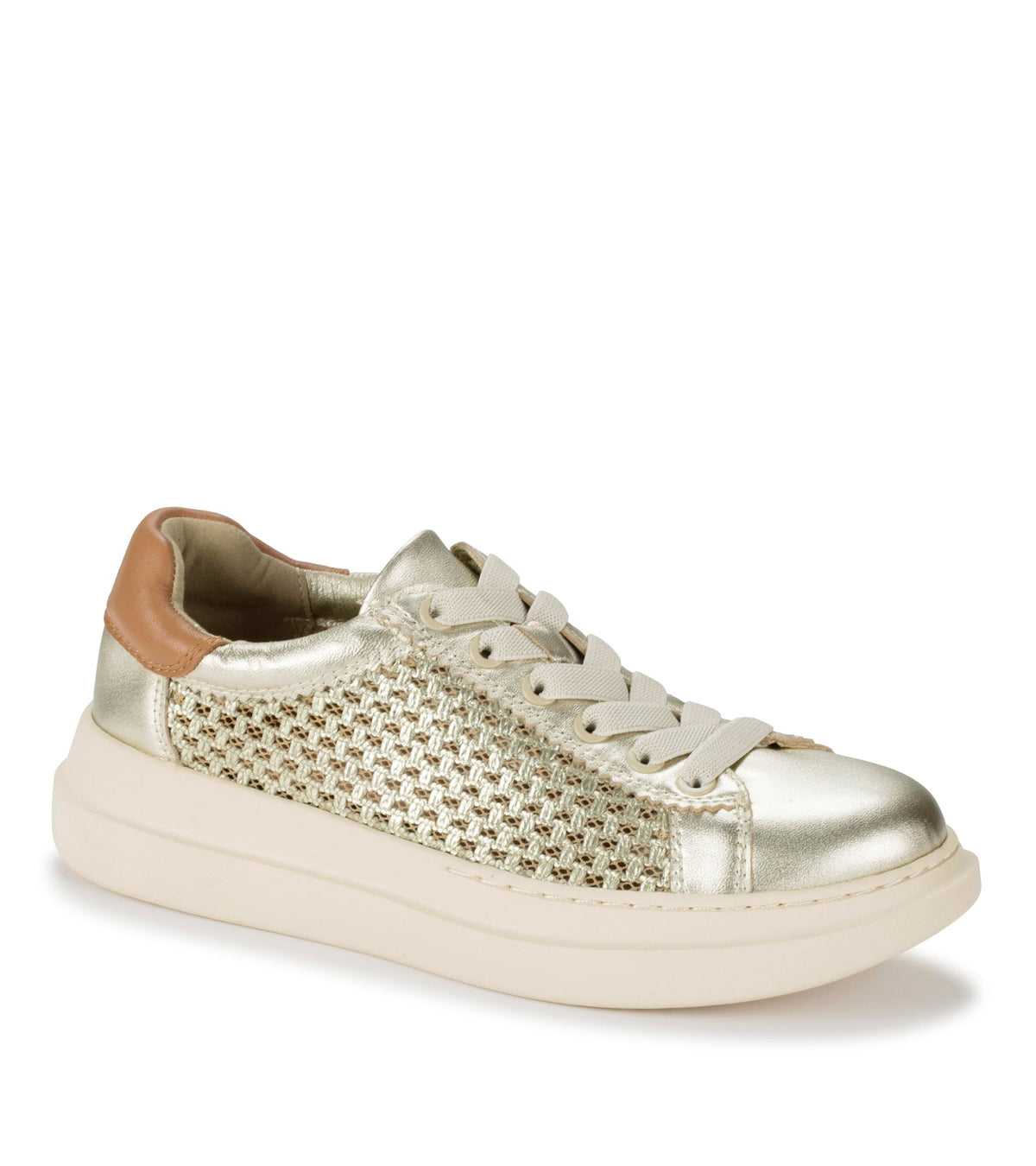 Tiara Sneaker Champagne Leather - Women