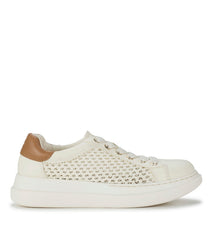 Tiara Sneaker Off White Leather - Women