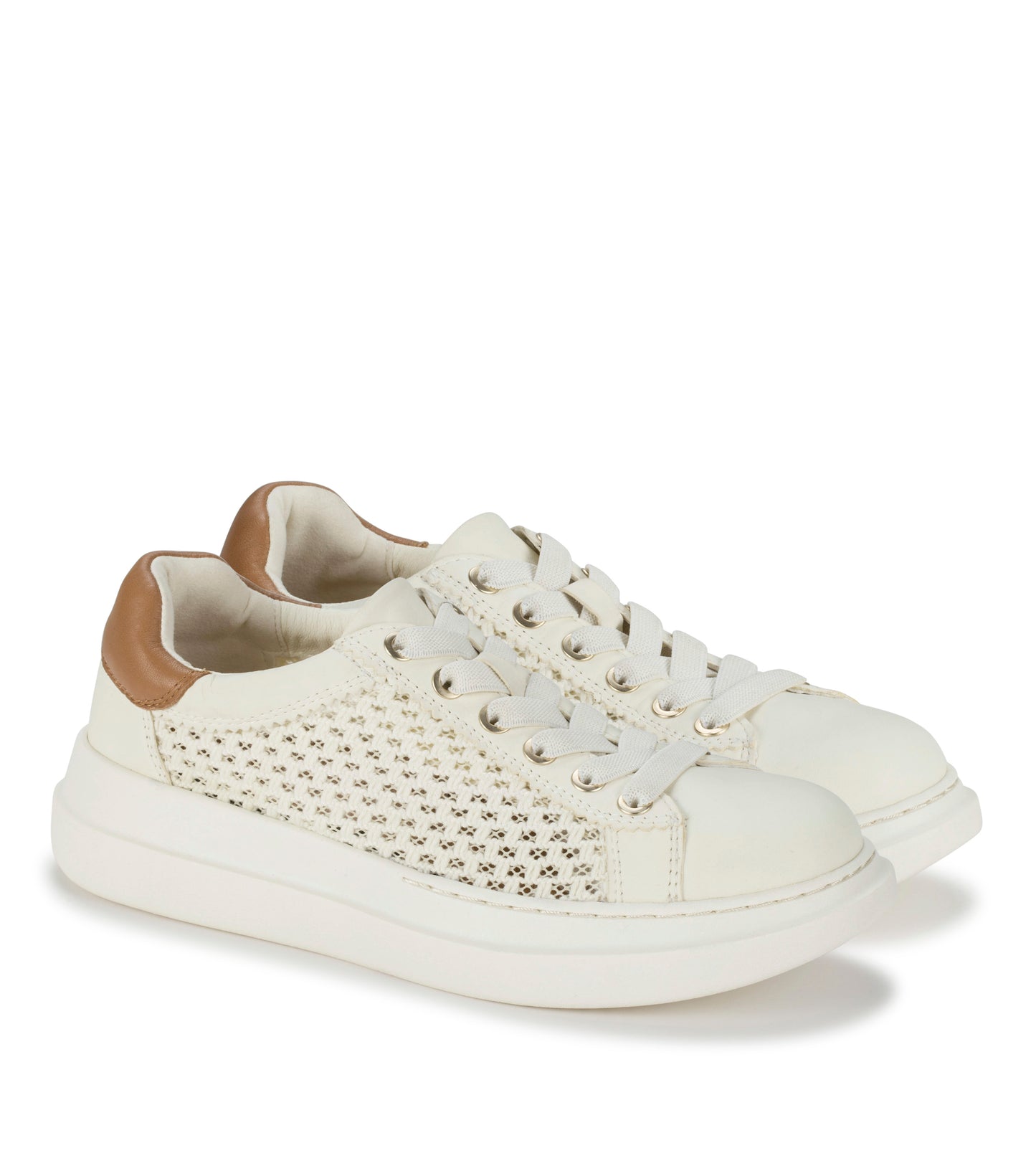 Tiara Sneaker Off White Leather - Women