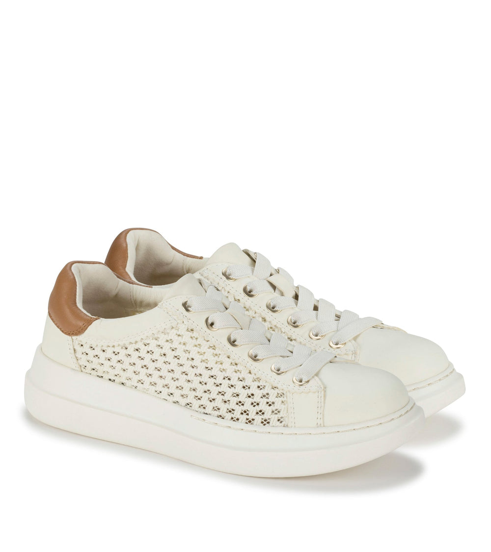 Tiara Sneaker Off White Leather - Women