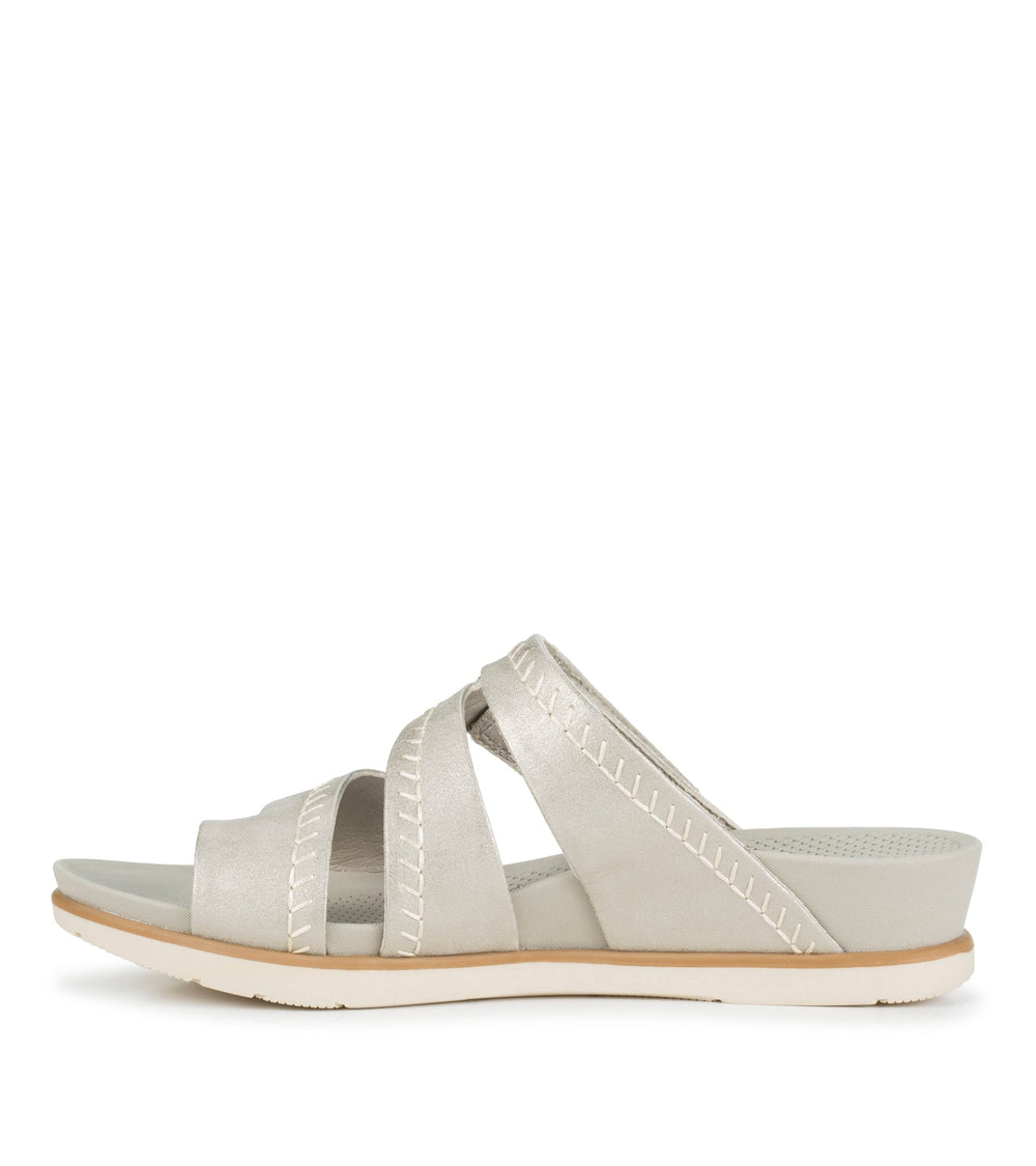 Shaya Slide Sandal Champagne - Women