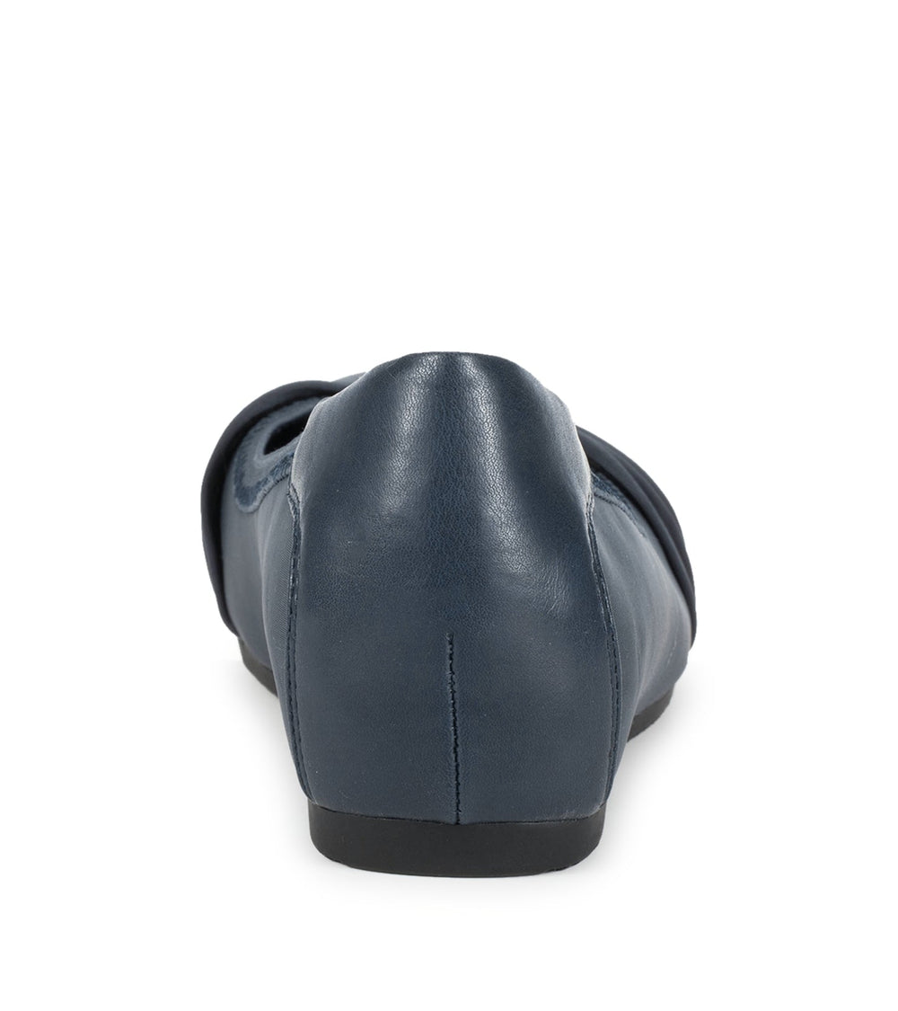 Marcie Casual Flat Navy - Women