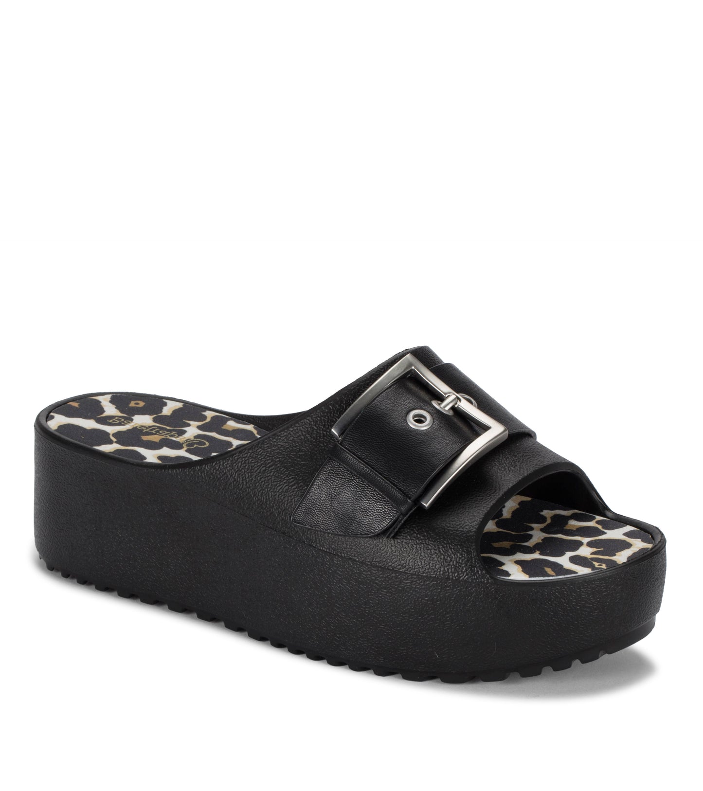 Pacey Platform Sandal Black/White - Women