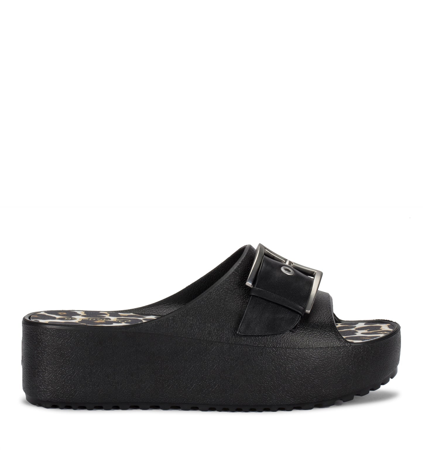 Pacey Platform Sandal Black/White - Women