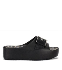 Pacey Platform Sandal Black/White - Women