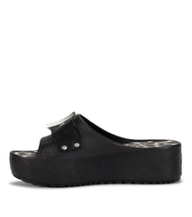 Pacey Platform Sandal Black/White - Women