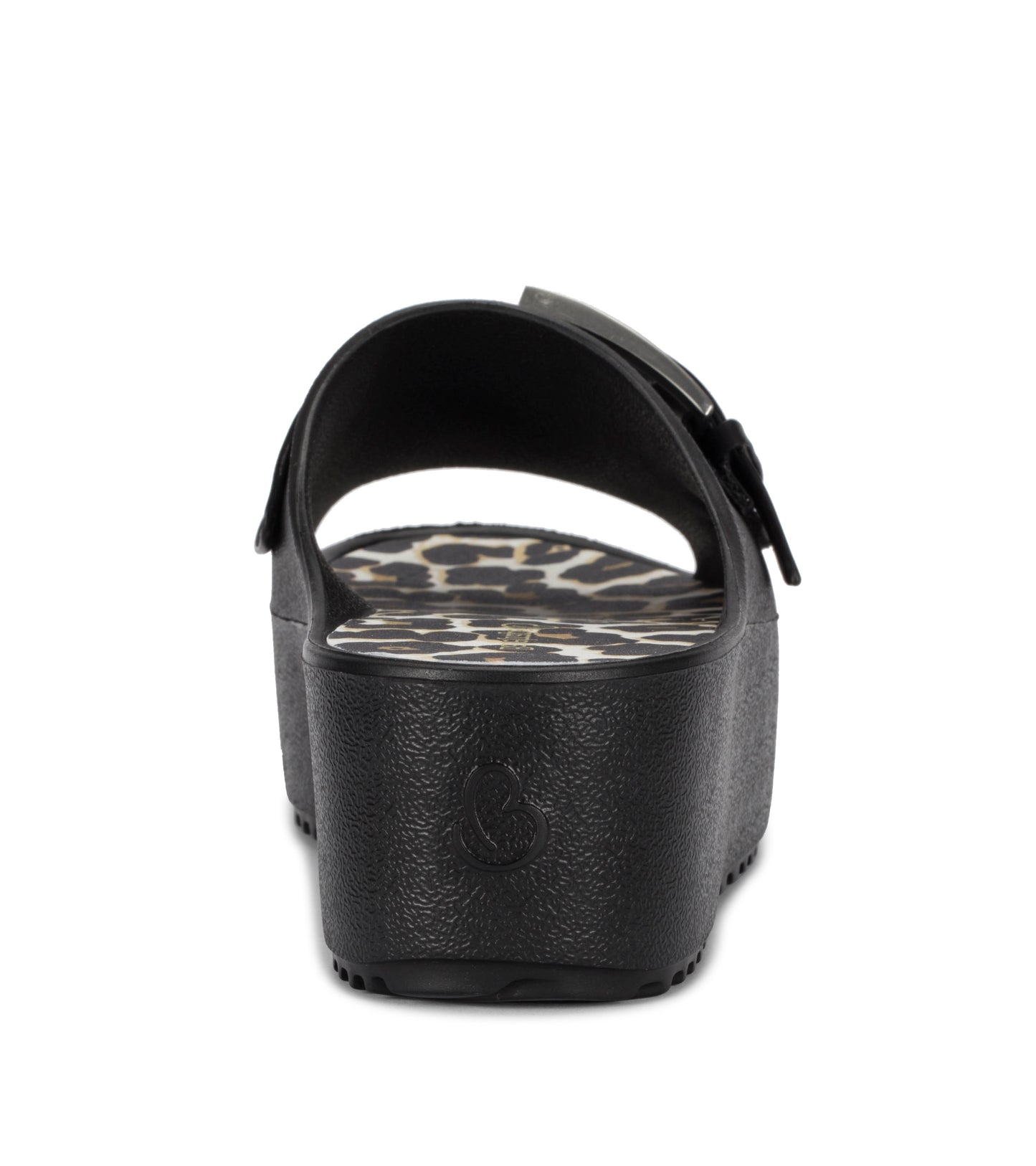 Pacey Platform Sandal Black/White - Women