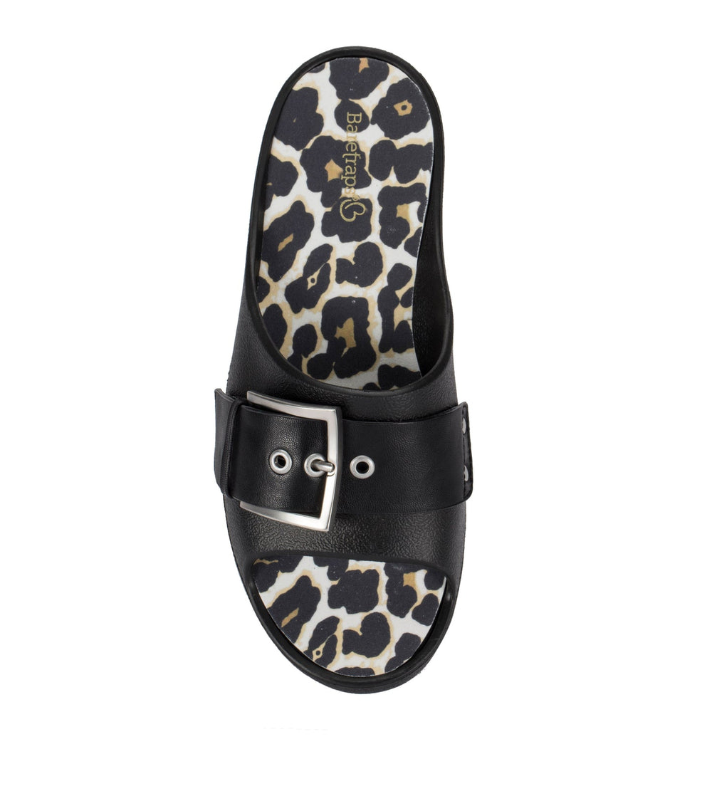 Pacey Platform Sandal Black/White - Women
