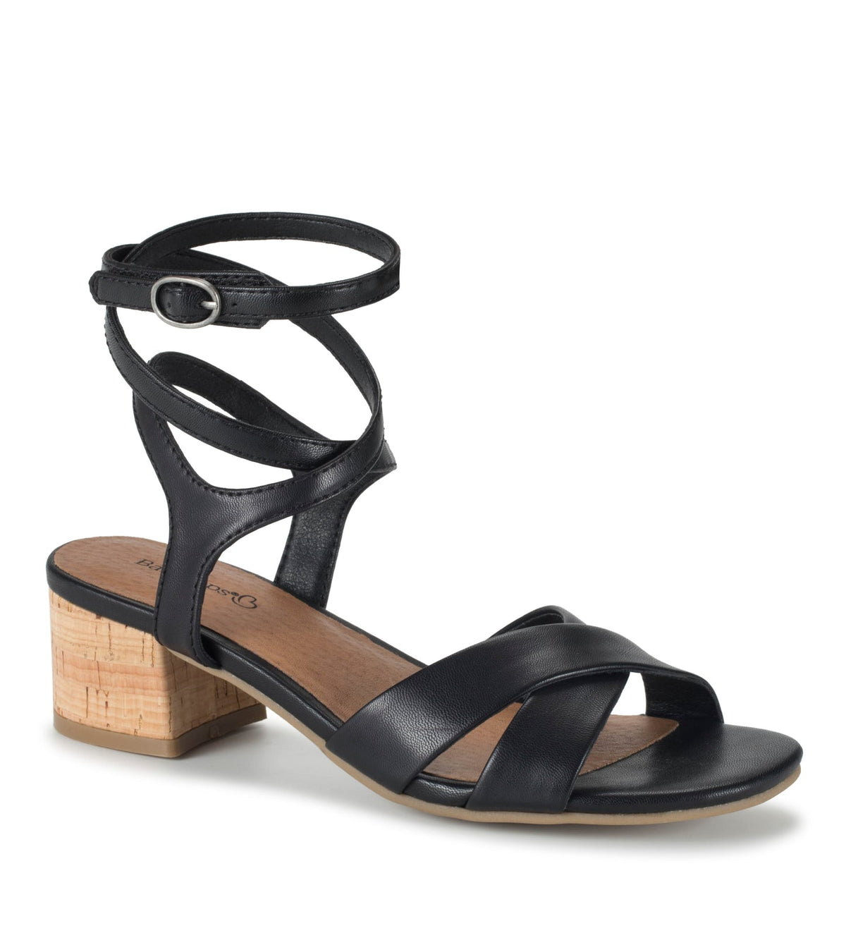 Vivian Block Heel Sandal Black - Women