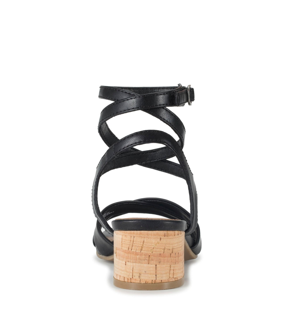 Vivian Block Heel Sandal Black - Women