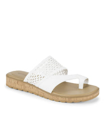 Gibby Slide Sandal White - Women