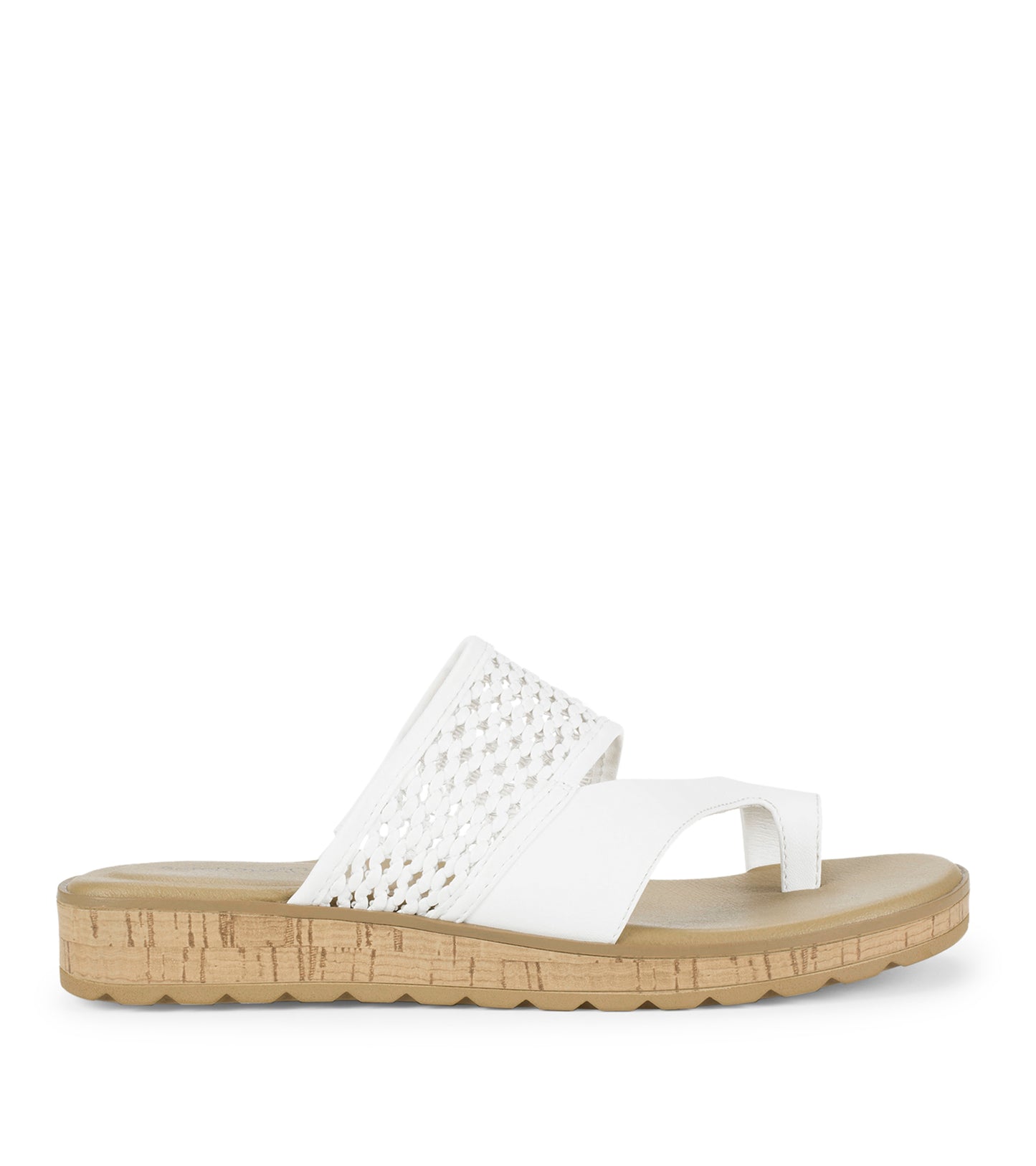 Gibby Slide Sandal White - Women