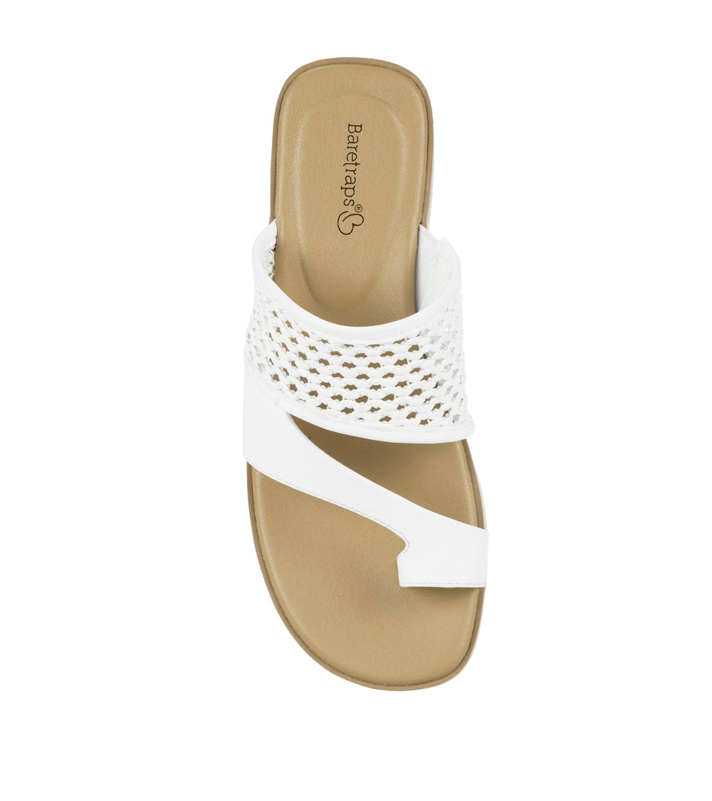 Gibby Slide Sandal White - Women
