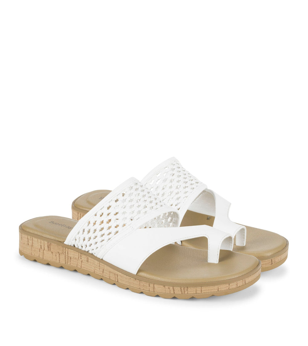 Gibby Slide Sandal White - Women
