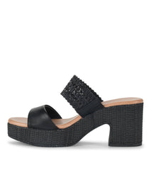 Myles Block Heel Sandal Black - Women