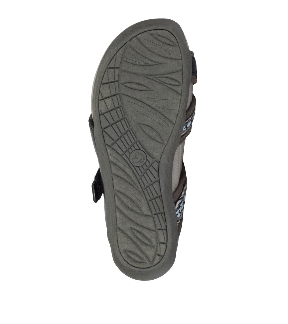 Deserae Slide Sandal Black Multi - Women