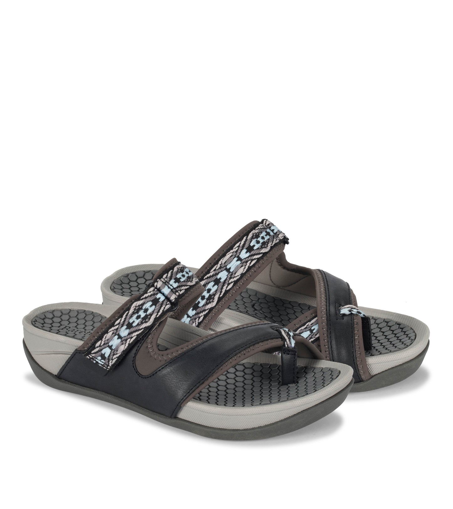 Deserae Slide Sandal Black Multi - Women