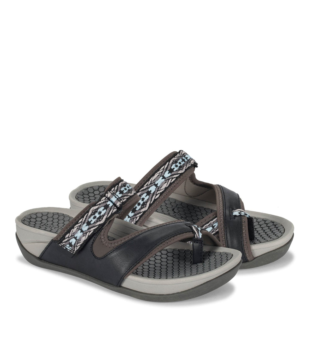 Deserae Slide Sandal Black Multi - Women